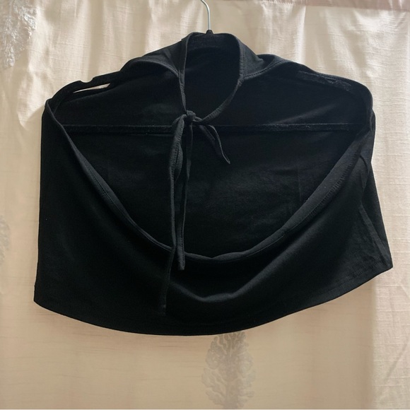 Moon and Sun Cropped Self-Tie Halter Top NWOT - Picture 3 of 8